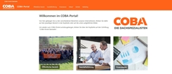 Screenshot vom COBA-Portal